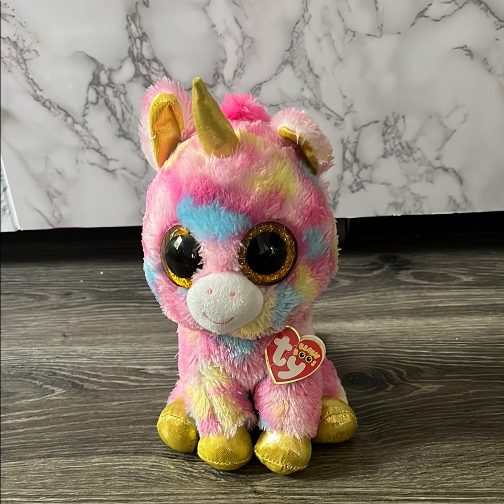 Ty Beanie Rainbow Unicorn Stuffed Animal